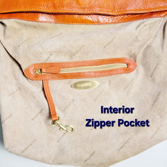 BRAHMIN Hailey Smooth Pebble Leather Shoulder Bag - Picture 11 of 16